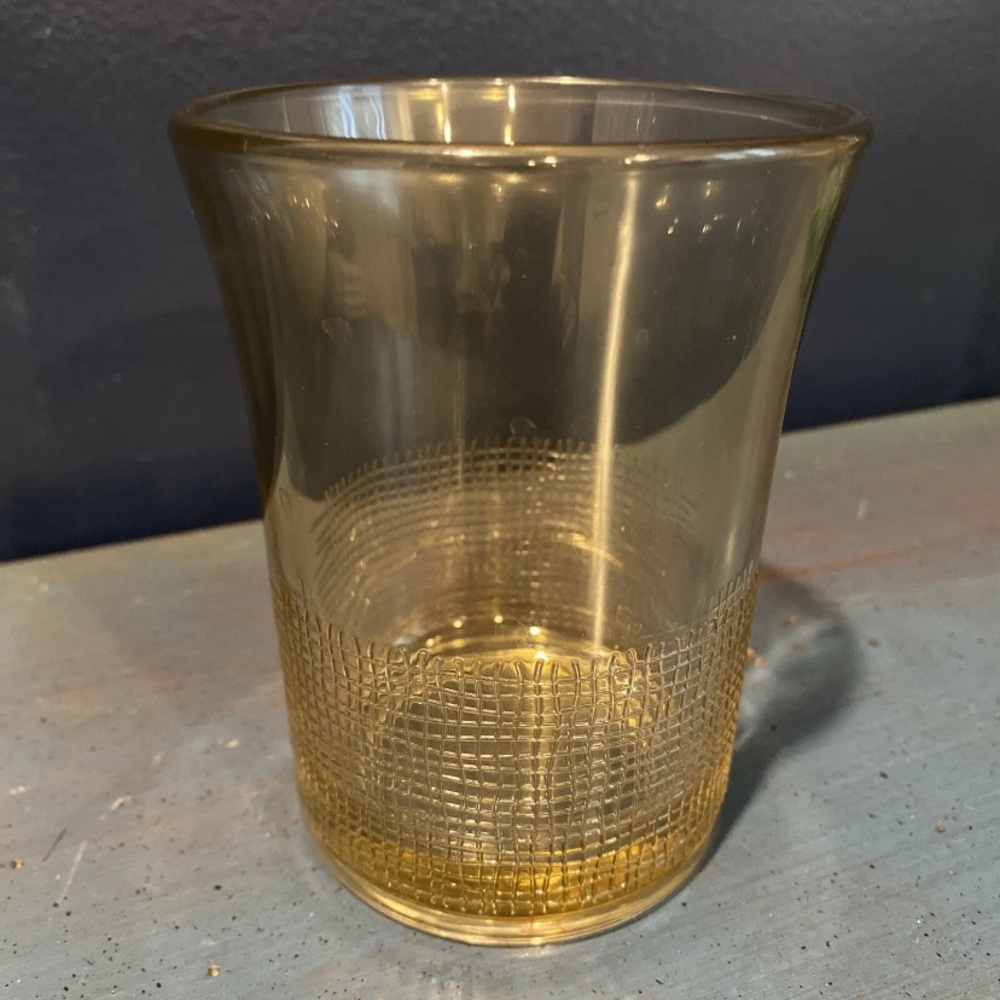 Vintage Crisa Tinted Tumbler Glasses Set Of 4.